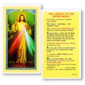 Chaplet of Divine Mercy Holy Card